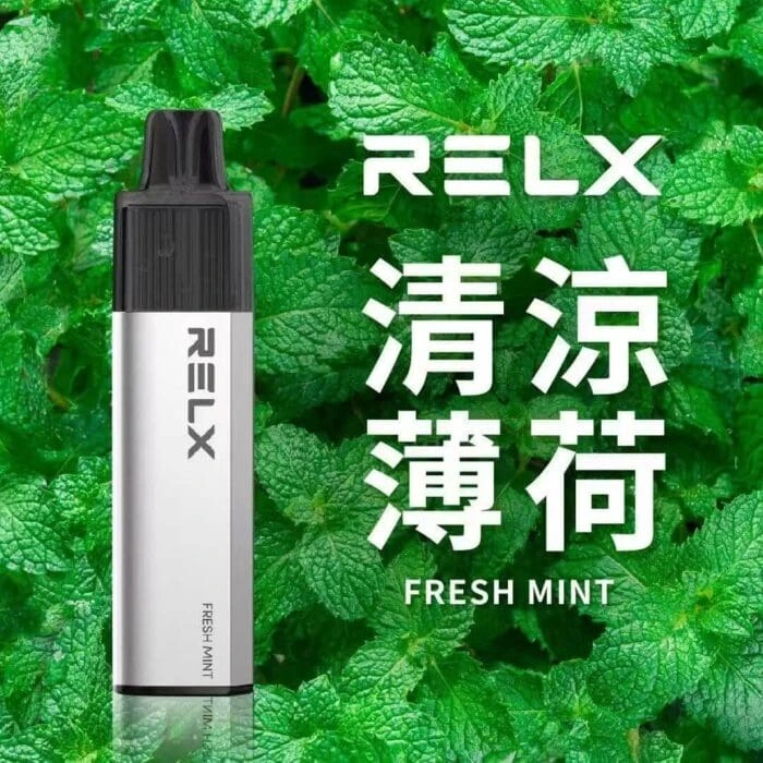 【清涼薄荷】原廠正品RELX拋棄式8000電子煙 | 悅刻GA8000口 | 台灣現貨